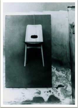 Socha židle, 1964, 160x110x50 cm 