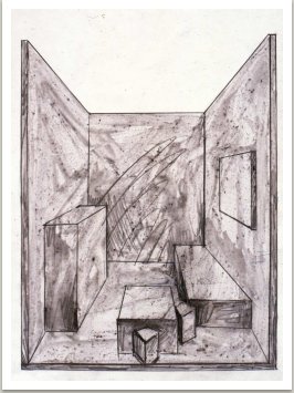 Kresba k realizaci prostředí na Bienale,1989-90, Sydney Austrálie